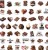 Naklejki winylowe Wlepy Czekolada Słodycze Słodkości 50 szt STICKERBOMB