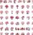 Naklejki winylowe Wlepy Kwiat Wiśni Sakura Japonia 50 szt STICKERBOMB