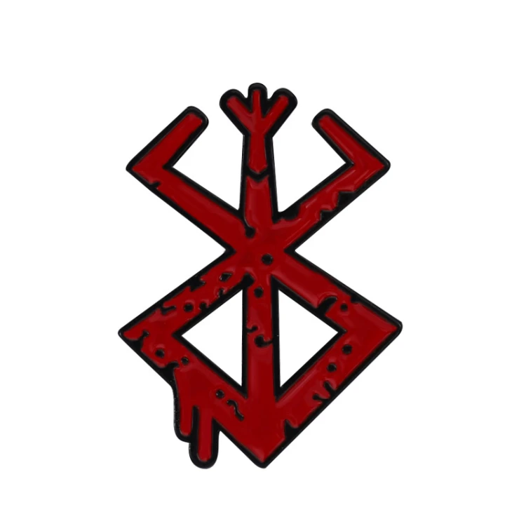 Przypinka emaliowana metalowa PIN Znak Poświęcenia Berserk ver. 2