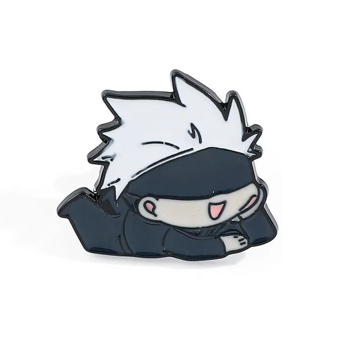 Przypinka emaliowana metalowa PIN Satoru Gojo Chibi Jujutsu Kaisen