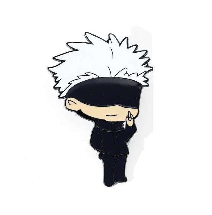 Przypinka emaliowana metalowa PIN Satoru Gojo Chibi Ver. Jujutsu Kaisen