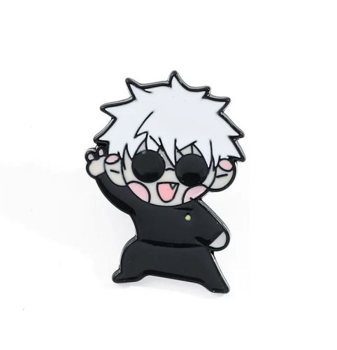 Przypinka emaliowana metalowa PIN Satoru Gojo połączenie Jujutsu Kaisen