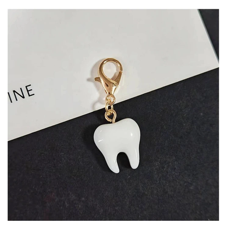 Breloczek Zawieszka Ząb Ząbek Dzielny Pacjent Dentysta Wróżka Zębuszka