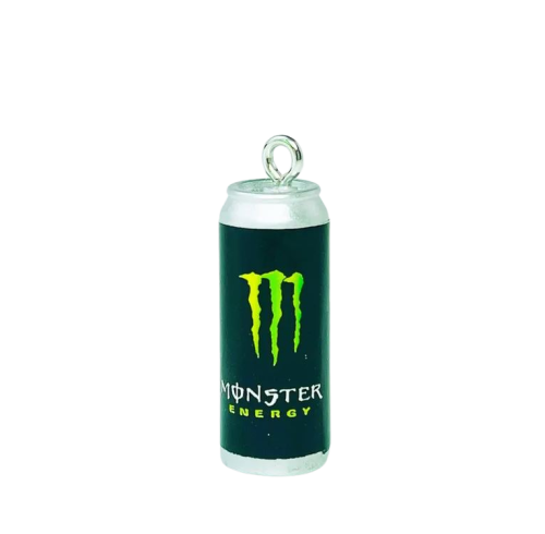 Zawieszka żywiczna Charm Puszka Monster Napój czarny 25mm 1 szt