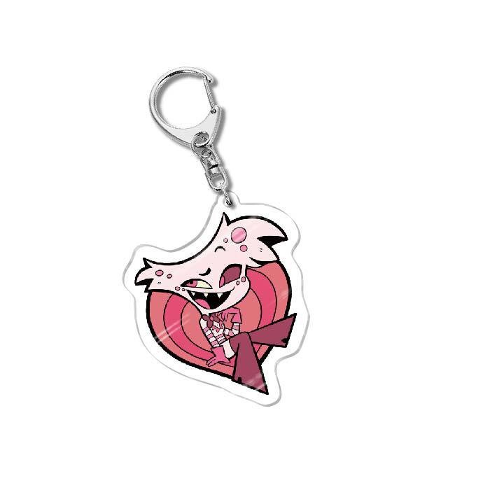 Brelok akrylowy Angel Dust Chibi ver. Hazbin Hotel Muscial Serial