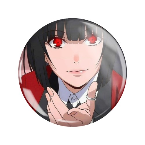 Przypinka button badzik badge Yumeko Jabami ver. 3 Kakegurui 58mm