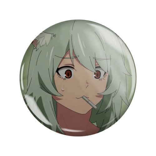 Przypinka button badzik badge Yani Neko ver. 1 Chainsmoker Cat 58mm
