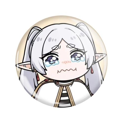 Przypinka button badzik badge Frieren Chibi Sousou no Frieren 58mm