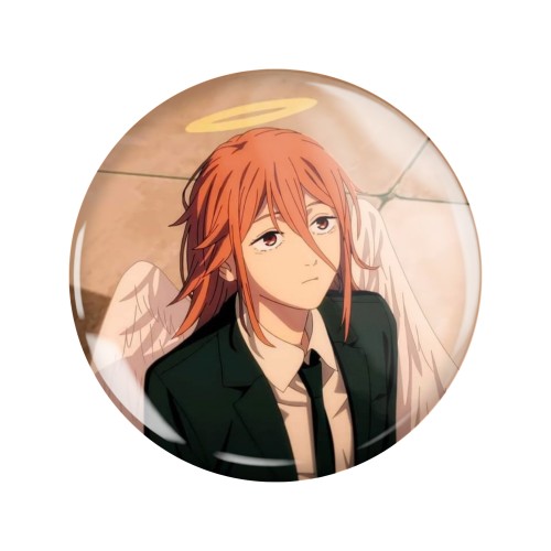 Przypinka button badzik badge Angel Devil Chainsaw Man 58mm