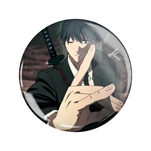 Magnes okrągły na lodówkę Aki Hayakawa Chainsaw Man "Kon" 58mm