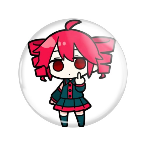 Przypinka button badzik badge Kasane Teto Vocaloid ver. 2 58mm