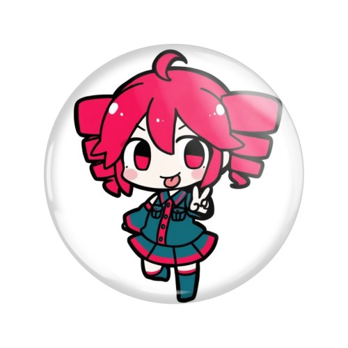 Przypinka button badzik badge Kasane Teto Vocaloid ver. 1 58mm
