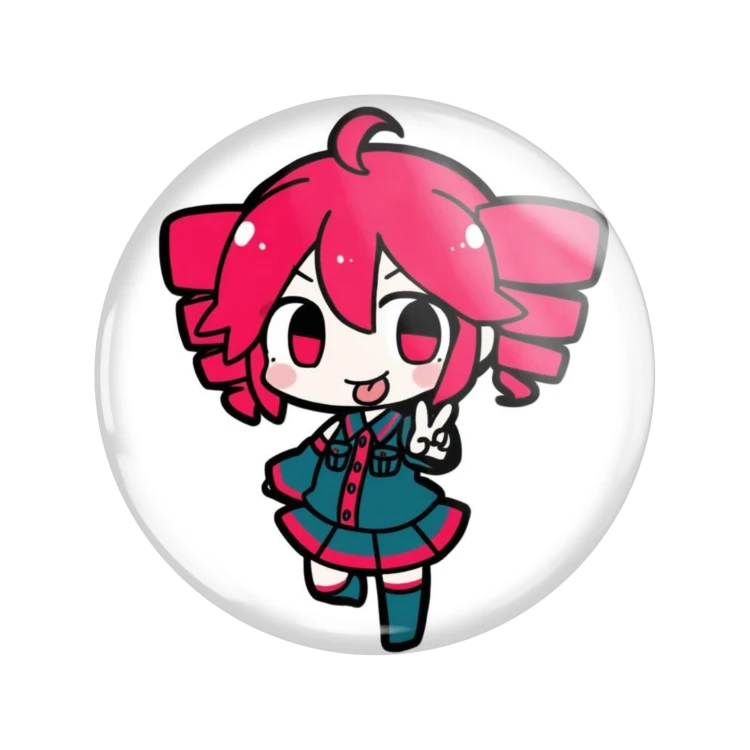 Przypinka button badzik badge Kasane Teto Vocaloid ver. 1 58mm