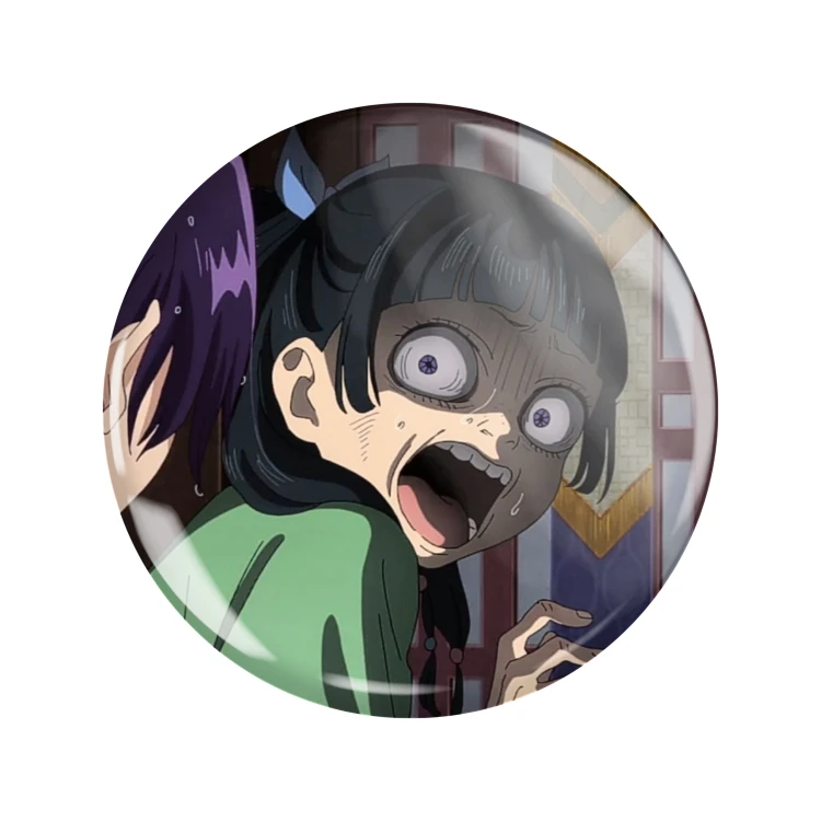 Przypinka button badzik badge Maomao ver. 2 Zapiski Zielarki 58mm