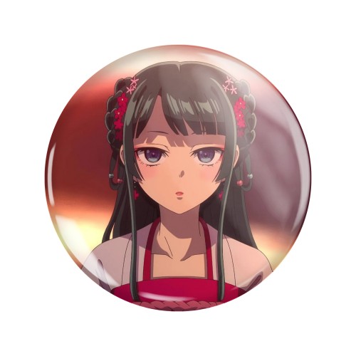 Przypinka button badzik badge Maomao ver. 3 Zapiski Zielarki 58mm