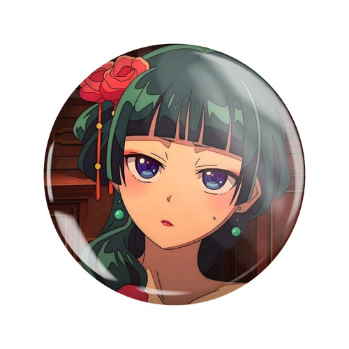 Przypinka button badzik badge Maomao ver. 1 Zapiski Zielarki 58mm