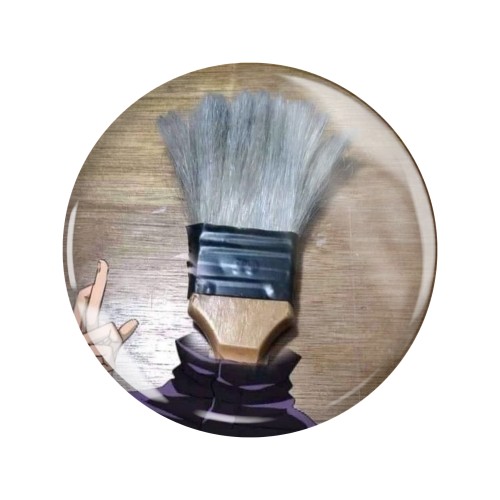 Przypinka button badzik badge Satoru Gojo Pędzel Jujutsu Kaisen 58mm