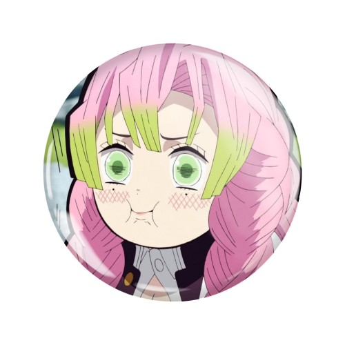Magnes okrągły na lodówkę Mitsuri Kanroji Demon Slayer 58mm