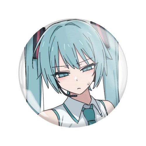 Przypinka button badzik badge Hatsune Miku Vocaloid ver.4 58mm