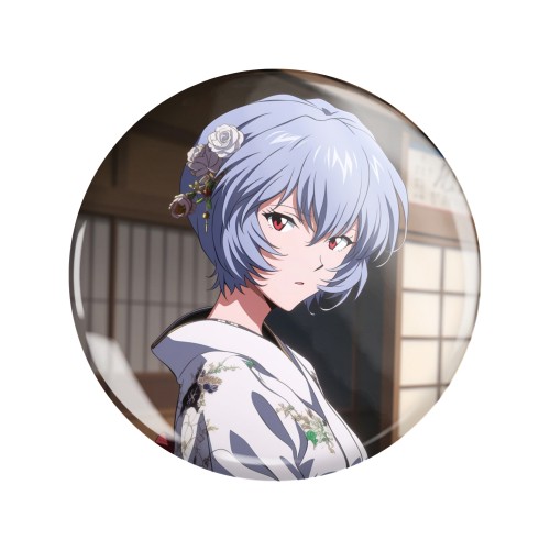 Magnes okrągły na lodówkę Rei Ayanami Neon Genesis Evangelion ver. 2 58mm