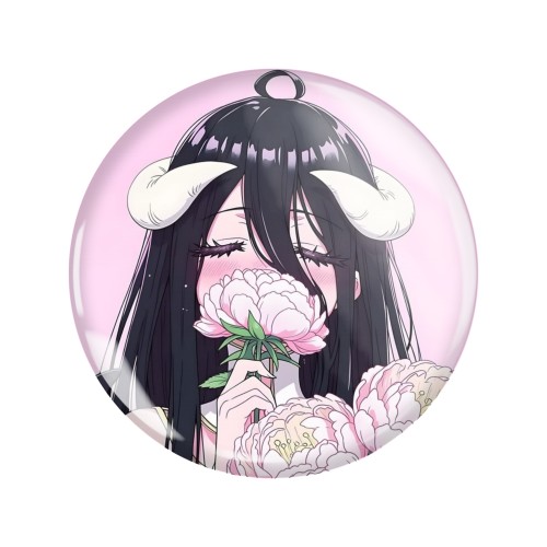 Przypinka button badzik badge Albedo Overlord 58mm