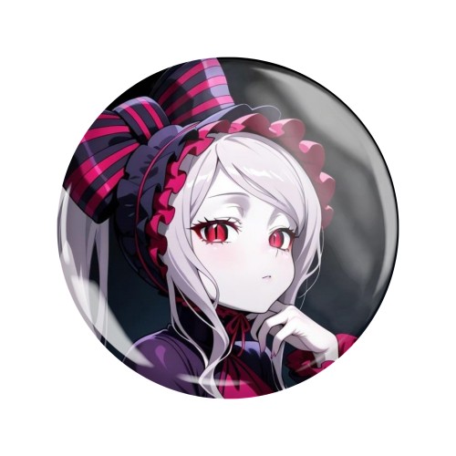 Przypinka button badzik badge Shalltear Bloodfallen Overlord 58mm