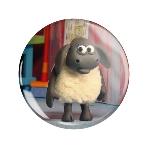 Magnes okrągły na lodówkę Timmy Baranek Shaun Memy 58mm