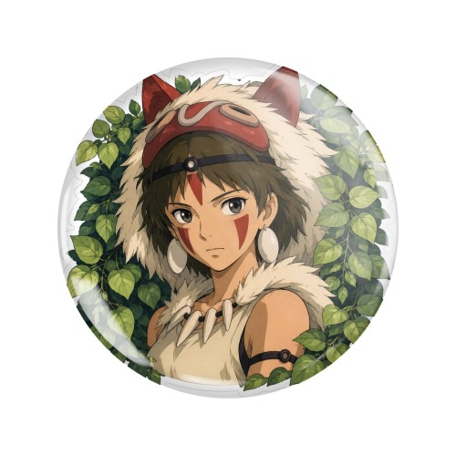 Magnes okrągły na lodówkę San Księżniczka Mononoke Ghibli ver. 2 58mm