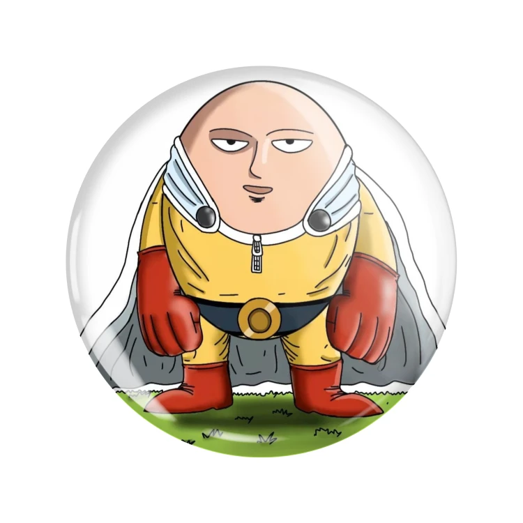 Przypinka button badzik badge Huevo Saitama Meme Memy 58mm