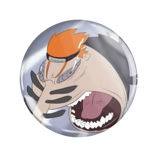 Przypinka button badzik badge Pain Never Pause Naruto Meme Memy 58mm