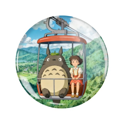 Przypinka button badzik badge Mój sąsiad Totoro Studio Ghibli ver. 2 58mm