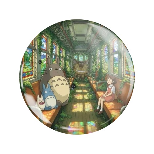 Przypinka button badzik badge Mój sąsiad Totoro Studio Ghibli ver. 5 58mm