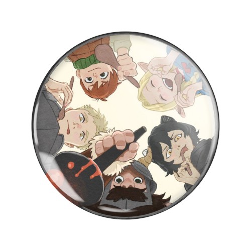 Magnes okrągły na lodówkę Delicious in Dungeon Dungeon Meshi ver. 1 58mm