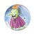 Przypinka button badzik badge Bezimienny potwór Obluda Monter 58mm