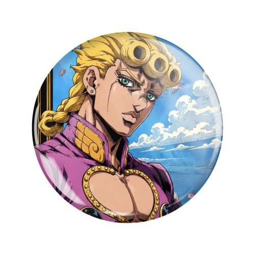 Magnes okrągły na lodówkę Giorno Giovanna ver. 2 JoJo's Bizarre Adventure 58mm