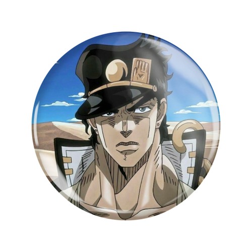 Przypinka button badzik badge Jotaro Kujo ver. 2 JoJo's Bizarre Adventure 58mm
