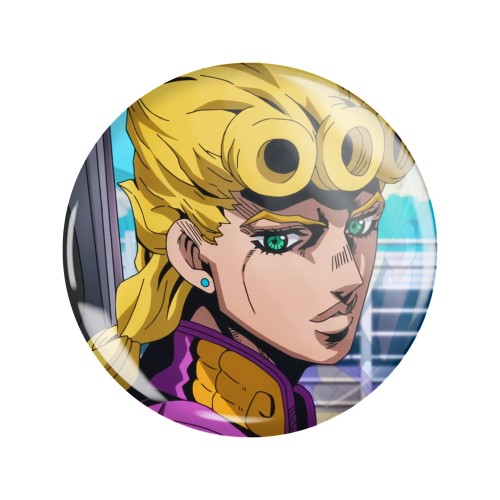 Przypinka button badzik badge Giorno Giovanna ver. 1 JoJo's Bizarre Adventure 58mm