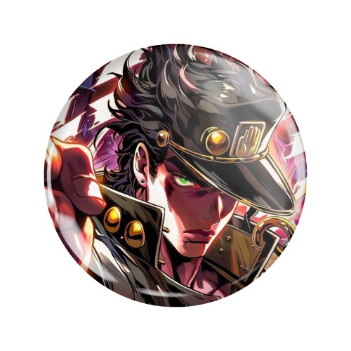 Magnes okrągły na lodówkę Jotaro Kujo ver. 1 JoJo's Bizarre Adventure 58mm