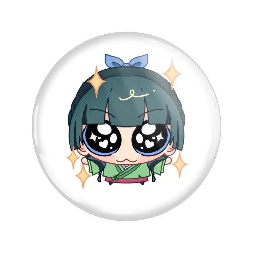 Przypinka button badzik badge Maomao ver. 4 Zapiski Zielarki 58mm