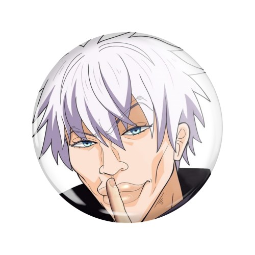 Magnes okrągły na lodówkę Satoru Gojo Sigma Meme Memy Śmieszne obrazki 58mm