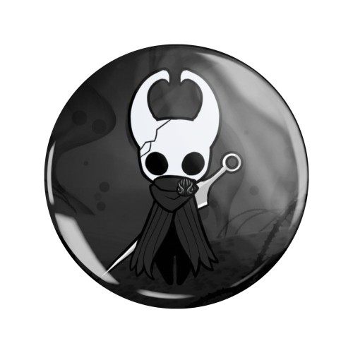 Przypinka button badzik badge Rycerz Hollow Knight ver. 2 58mm