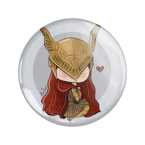 Przypinka button badzik badge Malenia Elden Ring ver. 1 58mm