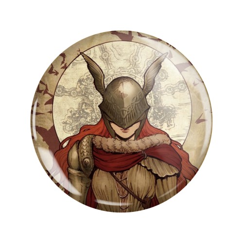 Przypinka button badzik badge Malenia Elden Ring ver. 2 58mm