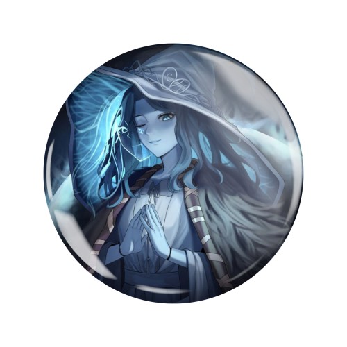 Magnes okrągły na lodówkę Ranni the Witch Elden Ring ver. 2 58mm