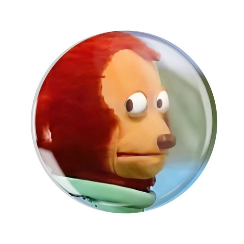 Magnes okrągły na lodówkę Puppet Meme Memy Śmieszne Obrazki 58mm