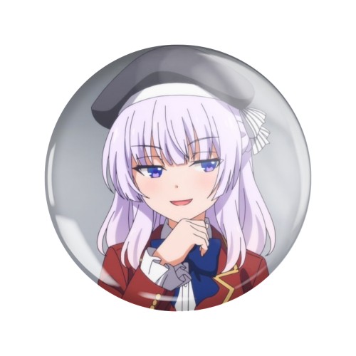 Magnes okrągły na lodówkę Arisu Sakayanagi Classroom of the Elite 58mm