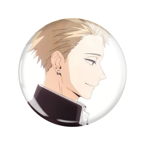 Przypinka button badzik badge Rintarou Tsumugi ver. 1 Kaoru i Rin Anime