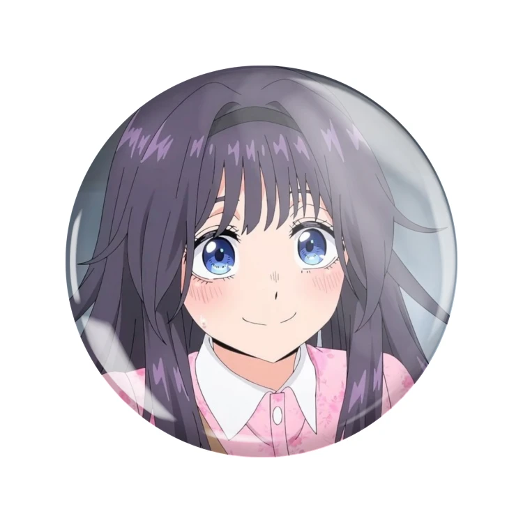 Magnes okrągły na lodówkę Kaoruko Waguri ver. 2 Kaoru i Rin Anime