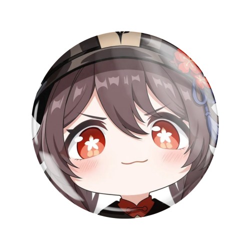 Przypinka button badzik badge Hu Tao Genshin Impact ver.1 58mm