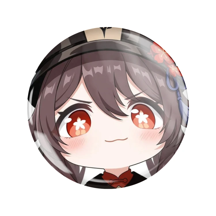 Przypinka button badzik badge Hu Tao Genshin Impact ver.1 58mm